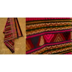 Dhabro ~ Full Bharat Shawl { woolen } - Maroon